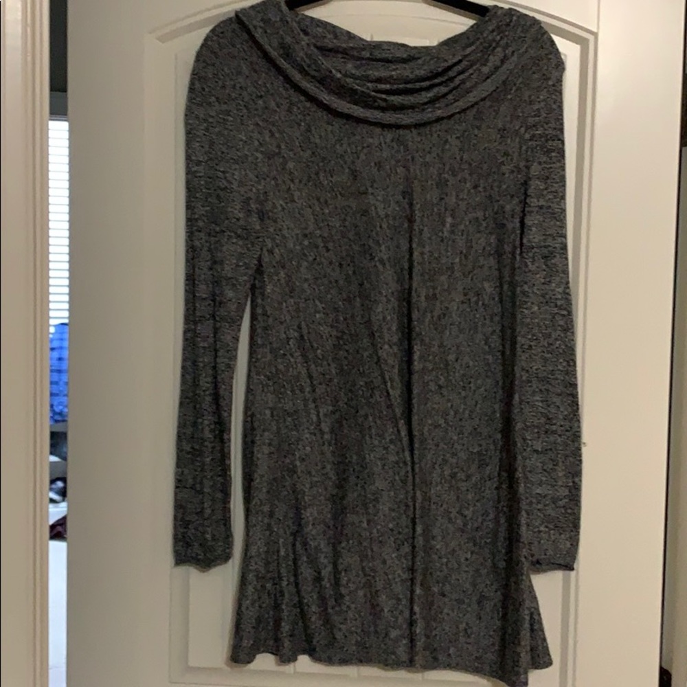 Maternity scoop neck sweater